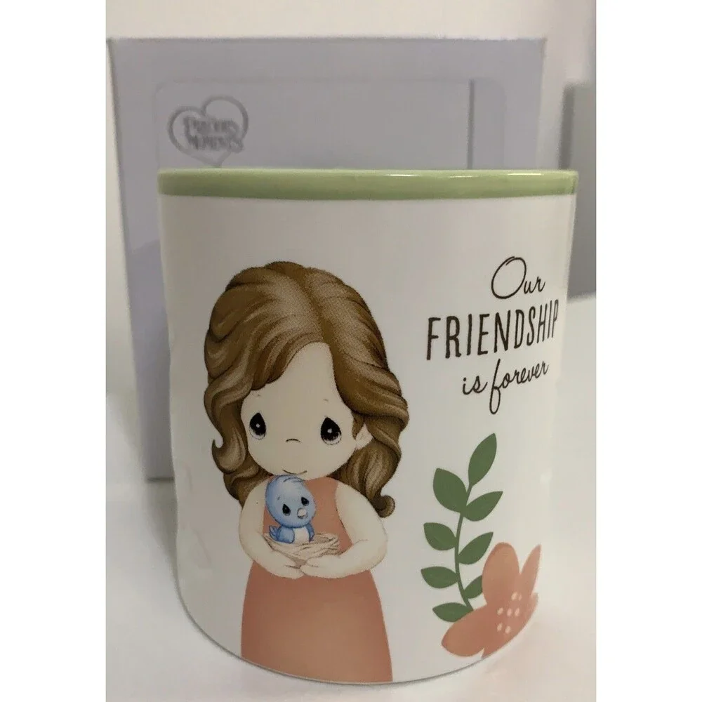 2020 Precious Moments Votive Holder Girl With Bird Friendship Is Forever 203174